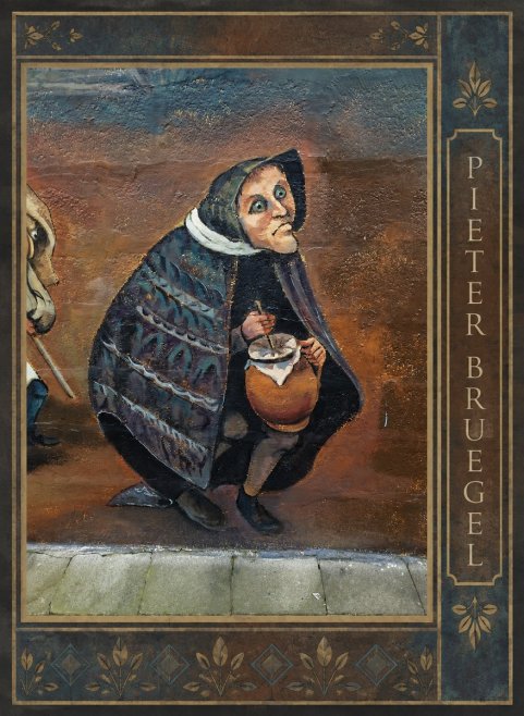 Pieter Bruegel The Beggar Woman with Jug No2 - Affiche