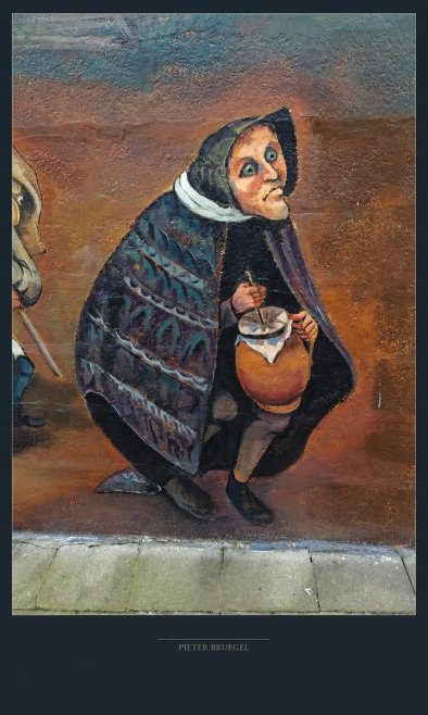 Pieter Bruegel The Beggar Woman with Jug No4 - Affiche