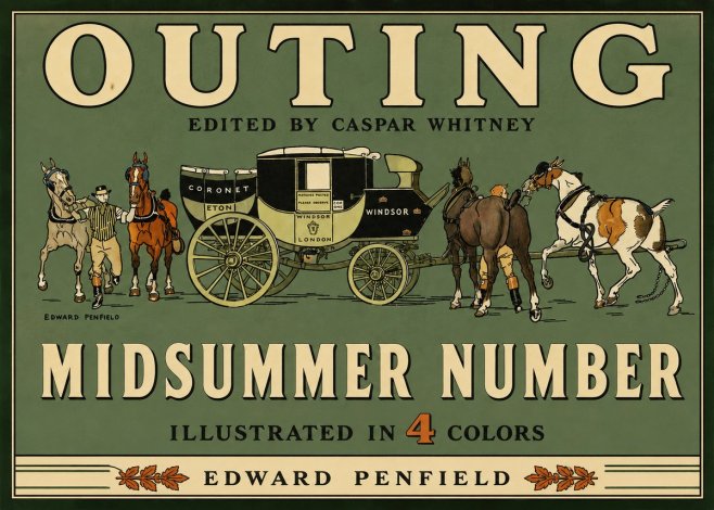 Edward Penfield Outing - Midsummer Number No3 - Affiche