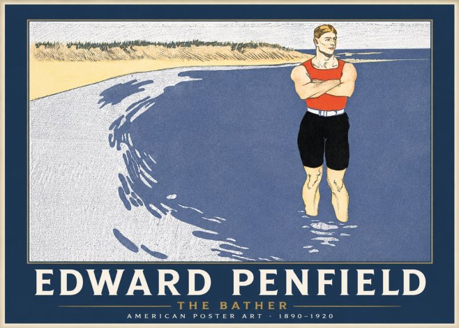 Edward Penfield The Bather No1 - Affiche