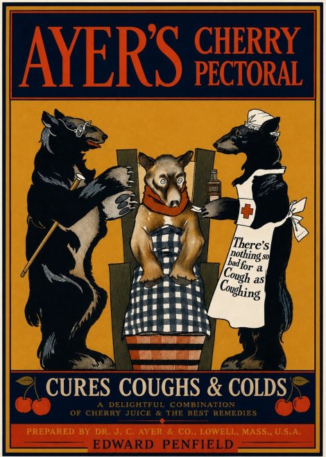 Edward Penfield Ayer's Cherry Pectoral No2 - Affiche