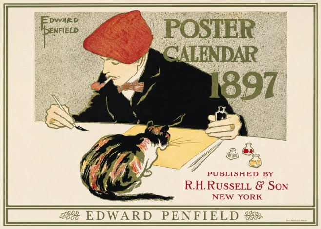 Edward Penfield Poster Calendar 1897 No1 - Affiche