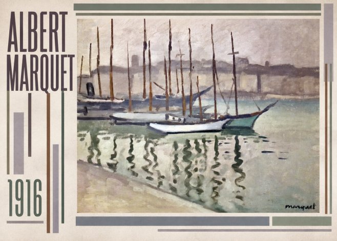 Albert Marquet Le Port Du Havre No2 - Affiche