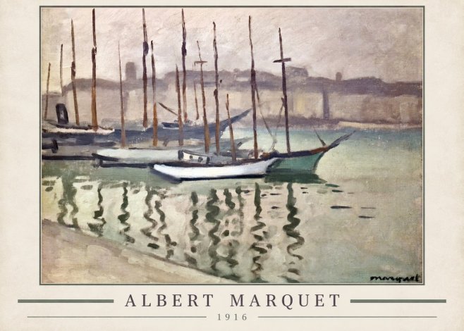 Albert Marquet Le Port Du Havre No3 - Affiche