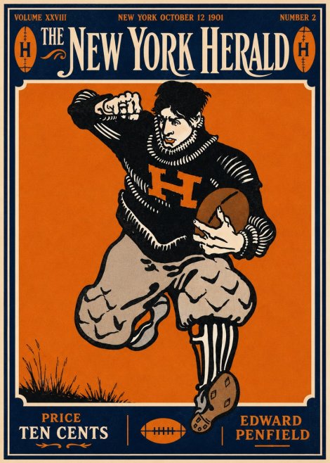 Edward Penfield The New York Herald No5 - Affiche