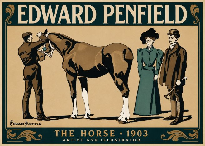 Edward Penfield The Horse No5 - Affiche