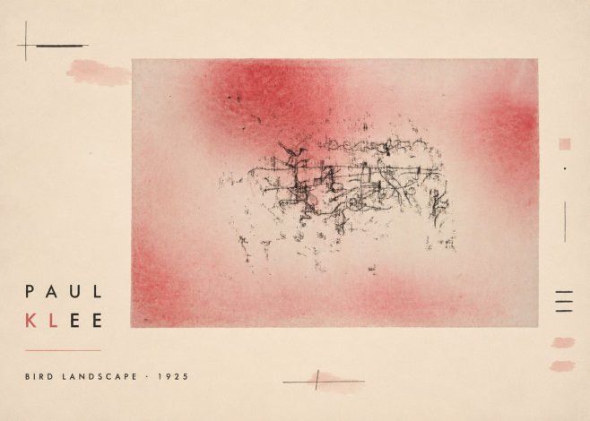 Paul Klee Bird Landscape No2 - Affiche