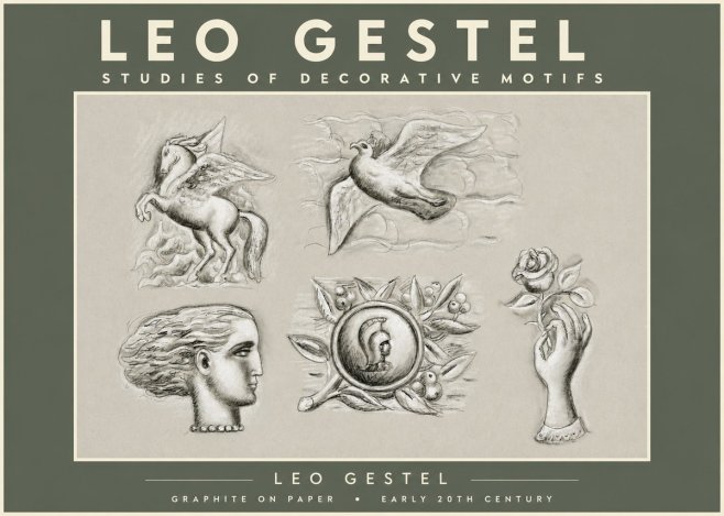 Leo Gestel Studies of Decorative Motifs No2 - Affiche