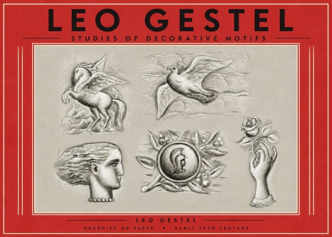 Leo Gestel Studies of Decorative Motifs No4 - Affiche