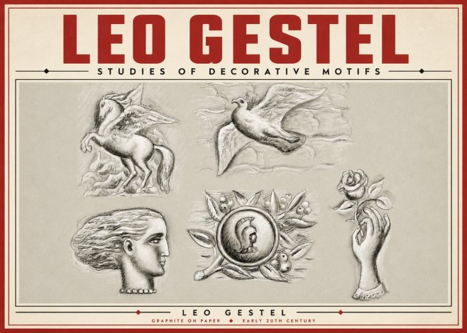 Leo Gestel Studies of Decorative Motifs No5 - Affiche