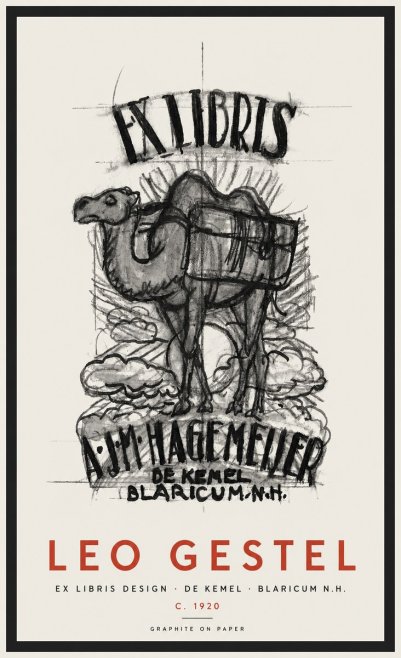 Leo Gestel Ex Libris Design No2 - Affiche