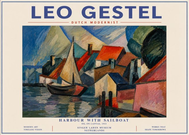 Leo Gestel The Quiet Moment No3 - Affiche