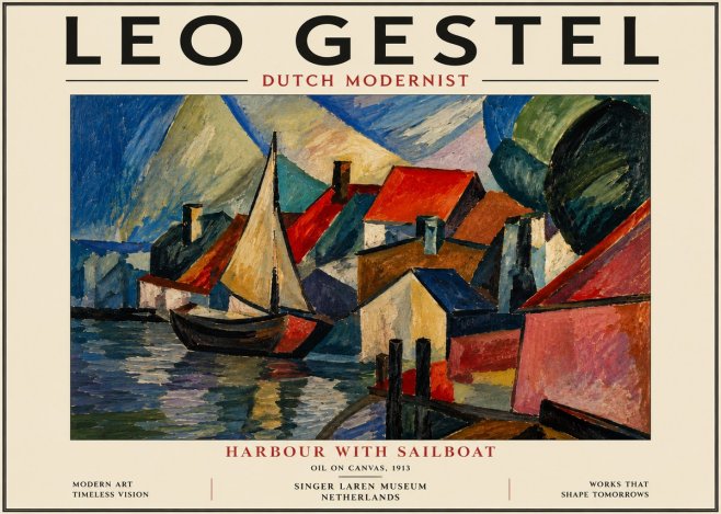 Leo Gestel The Quiet Moment No4 - Affiche