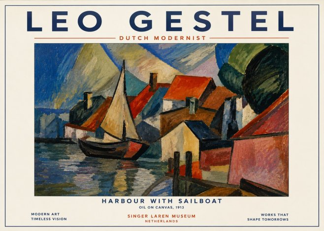 Leo Gestel The Quiet Moment No5 - Affiche