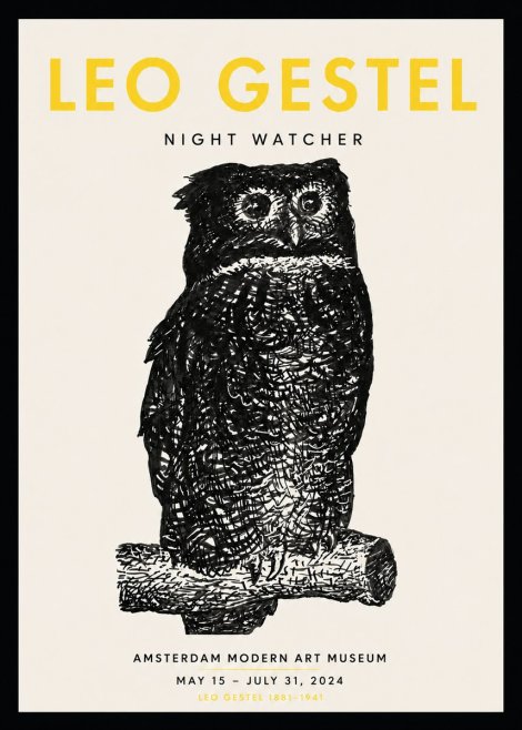 Leo Gestel Night Watcher No6 - Affiche