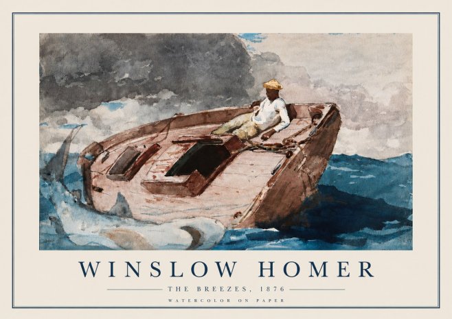 Winslow Homer The Breezes No3 - Affiche