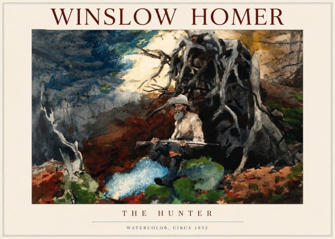 Winslow Homer The Hunter No3 - Affiche