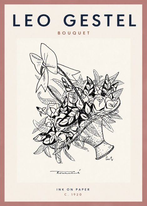 Leo Gestel Bouquet No3 - Affiche