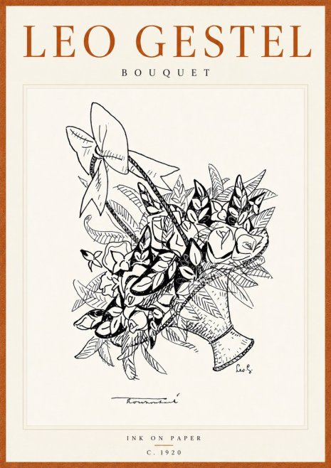 Leo Gestel Bouquet No6 - Affiche