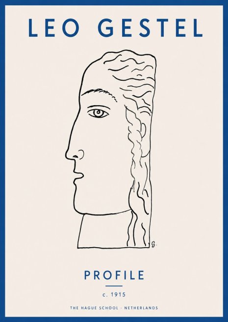 Leo Gestel Profile No2 - Affiche