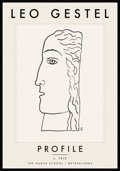 Leo Gestel Profile No5 - Affiche