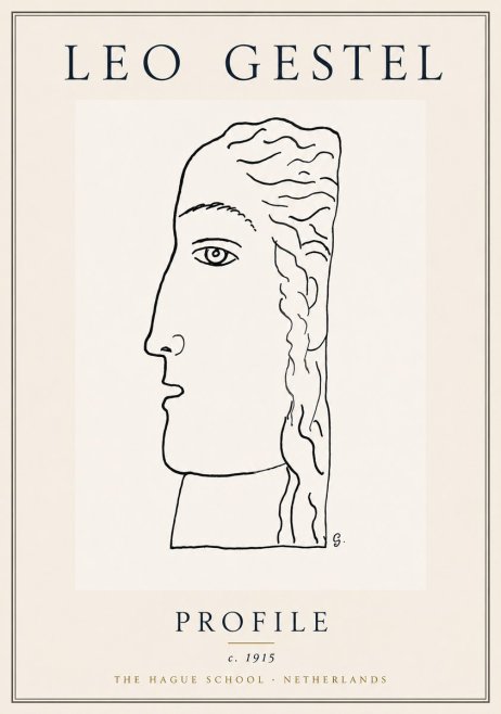 Leo Gestel Profile No6 - Affiche