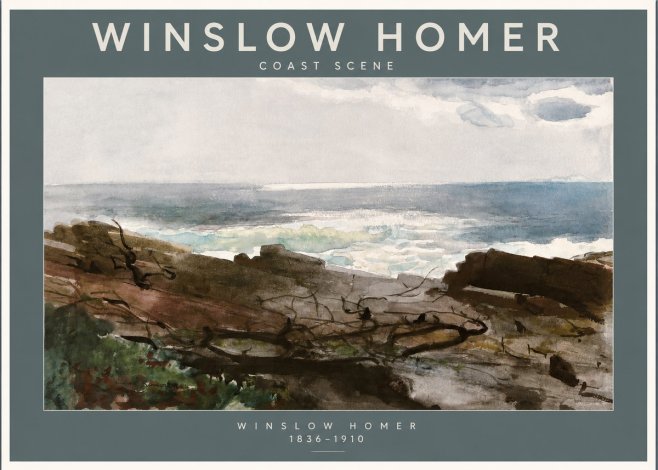 Winslow Homer Coast Scene No2 - Affiche