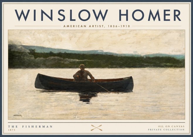 Winslow Homer The Fisherman No2 - Affiche