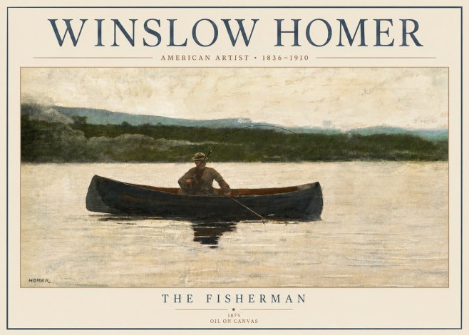 Winslow Homer The Fisherman No4 - Affiche