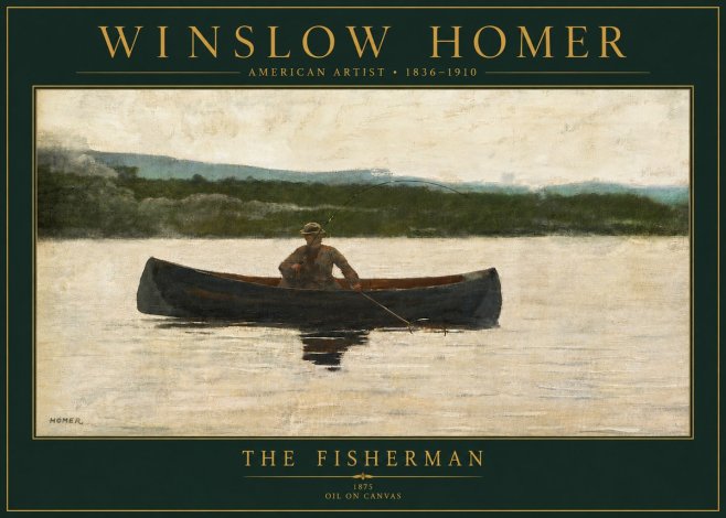 Winslow Homer The Fisherman No5 - Affiche