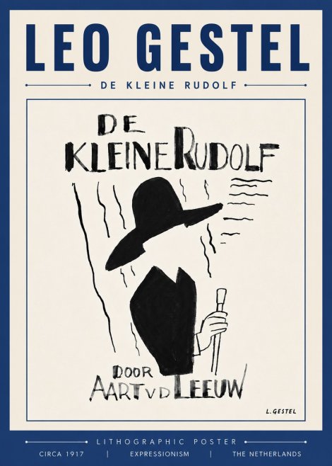 Leo Gestel De Kleine Rudolf No5 - Affiche