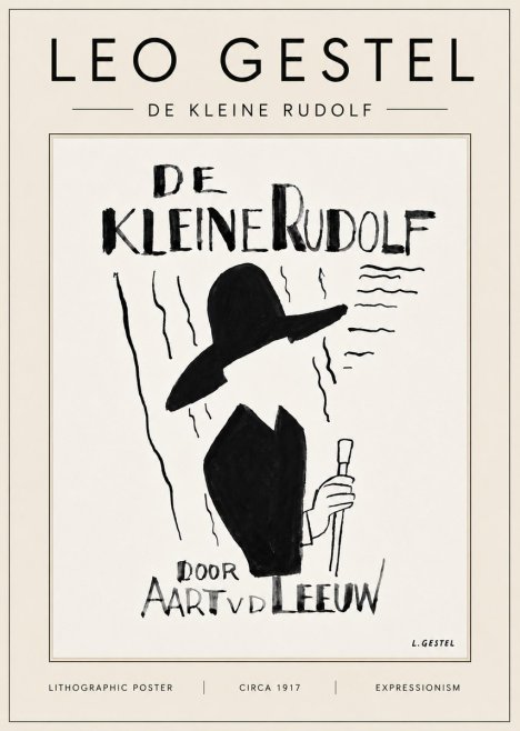 Leo Gestel De Kleine Rudolf No6 - Affiche