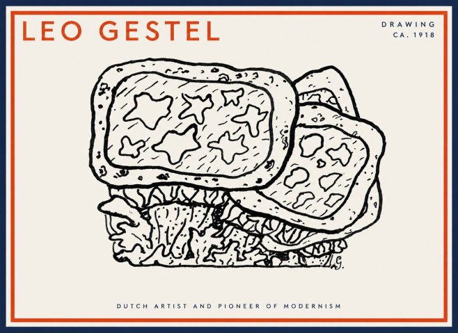 Leo Gestel Drawing Ca. 1918 No2 - Affiche