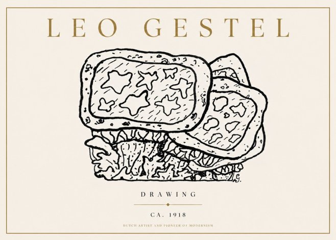 Leo Gestel Drawing Ca. 1918 No3 - Affiche