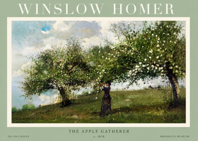 Winslow Homer The Apple Gatherer No2 - Affiche