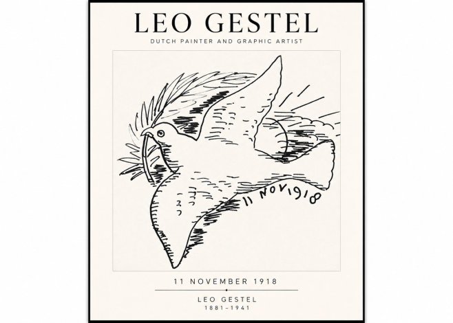 Leo Gestel 11 November 1918 No2 - Affiche