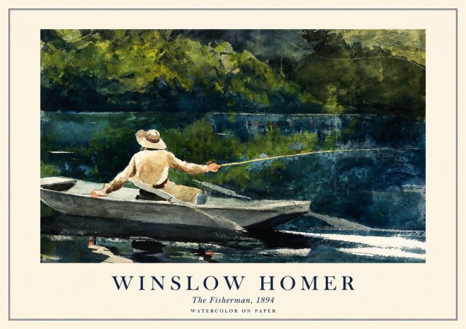 Winslow Homer The Fisherman, 1894 No1 - Affiche