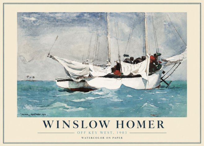 Winslow Homer Off Key West, 1903 No4 - Affiche