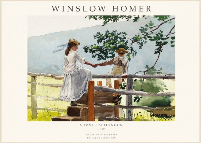 Winslow Homer Summer Afternoon No1 - Affiche