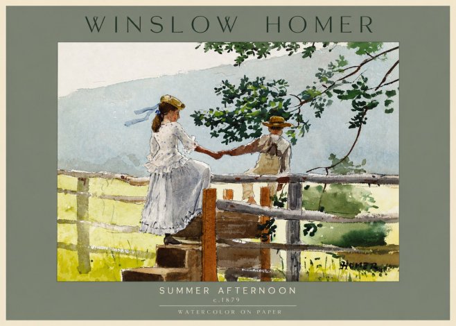 Winslow Homer Summer Afternoon No2 - Affiche