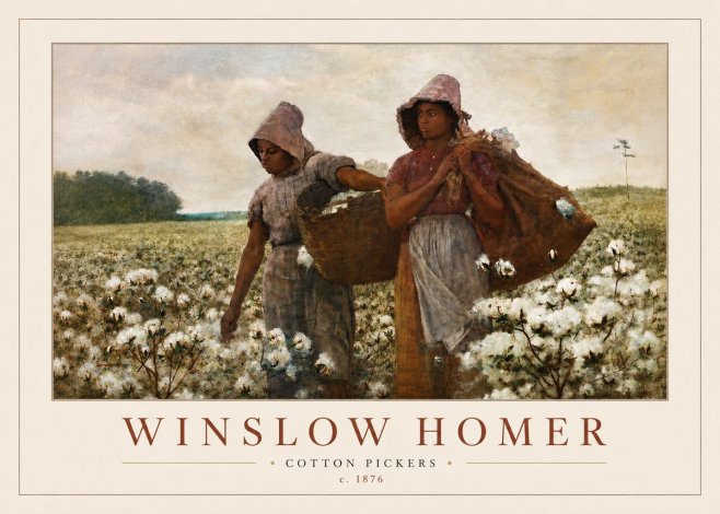 Winslow Homer Cotton Pickers No4 - Affiche