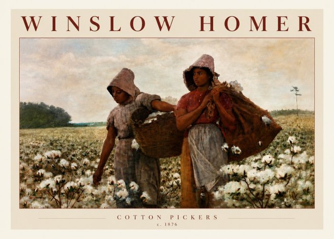 Winslow Homer Cotton Pickers No5 - Affiche