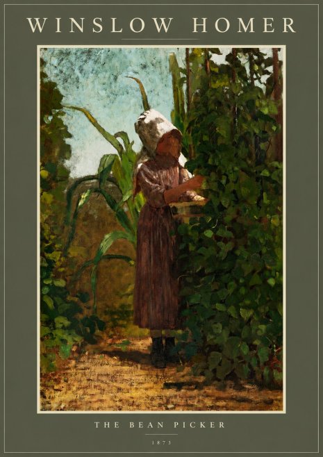 Winslow Homer The Bean Picker No2 - Affiche