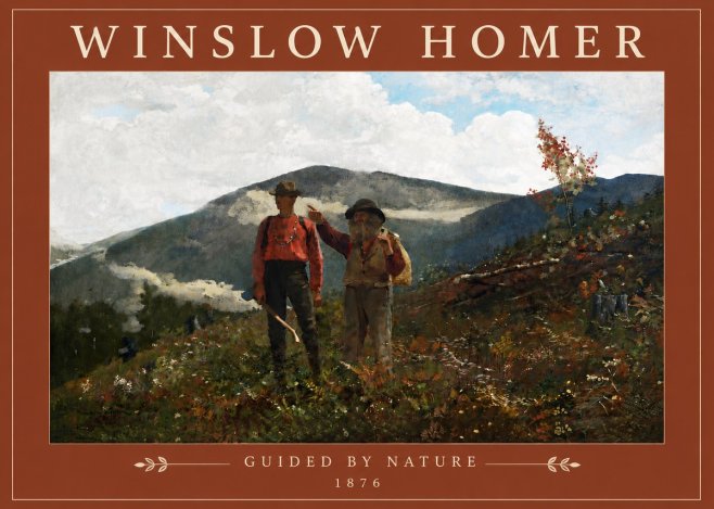 Winslow Homer The Two Guides No4 - Affiche
