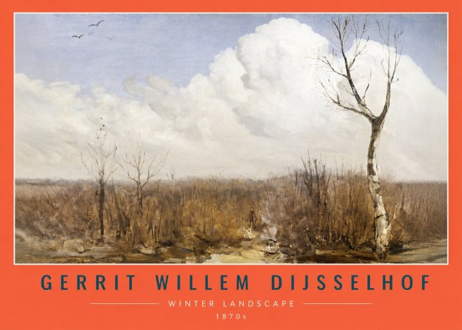 Gerrit Willem Dijsselhof Winter Landscape No6 - Affiche