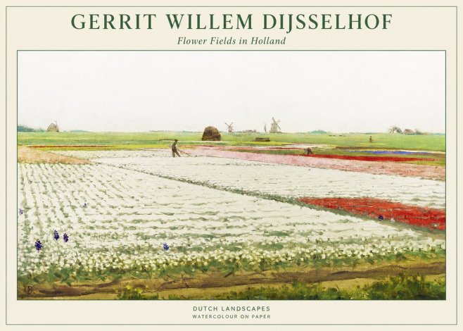 Gerrit Willem Dijsselhof Bulb Fields Near Hillegom No2 - Affiche