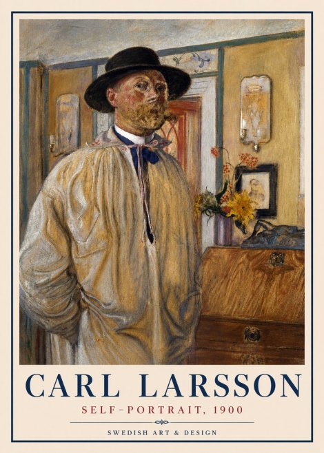 Carl Larsson Self-portrait No4 - Affiche