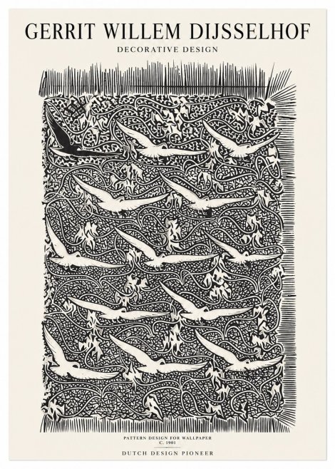 Gerrit Willem Dijsselhof Decorative Design No1 - Affiche