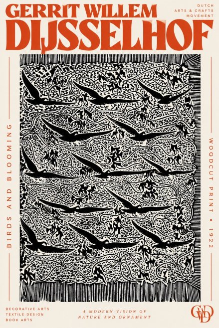 Gerrit Willem Dijsselhof Decorative Design No3 - Affiche