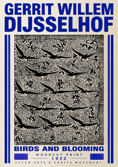 Gerrit Willem Dijsselhof Decorative Design No5 - Affiche